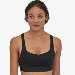 EUC Gently Used! Patagonia Black Women's Switchback Sports Bra Size L